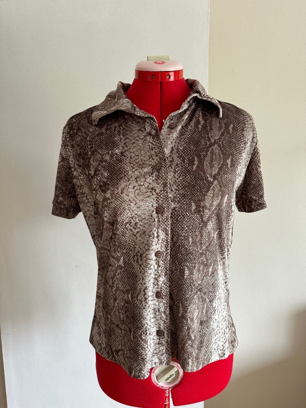 Vintage velvet blouse